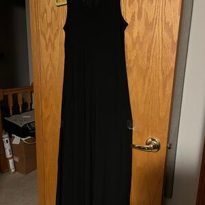 Full-length”little black dress”
